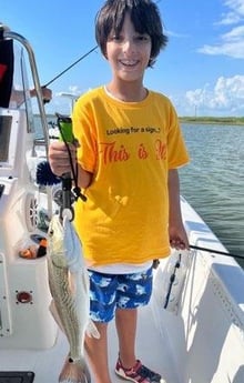 Redfish fishing in Galveston, Texas