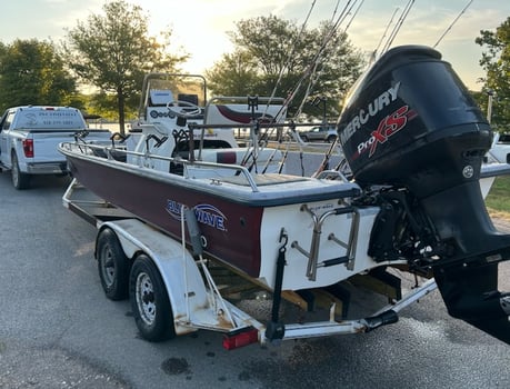 Boat photo for Striped Bass on beautiful Beaver Lake