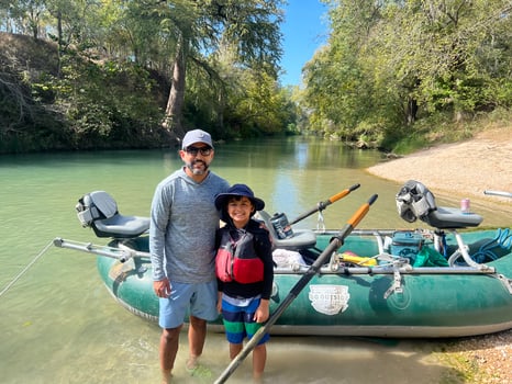 Boat photo for Trophy Rainbow Trout drift boat fly fishing trips