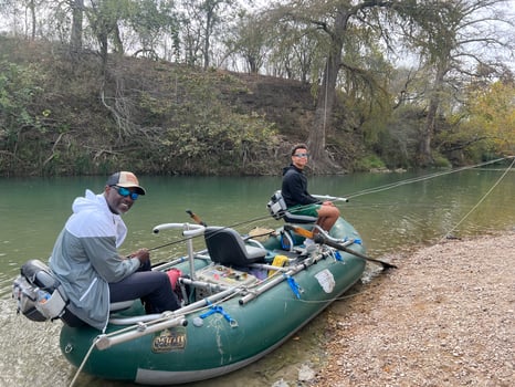 Boat photo for Trophy Rainbow Trout drift boat fly fishing trips