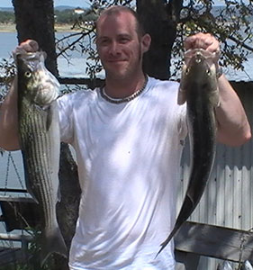 Lake Buchanan Striper Fishing Trip In Buchanan Dam