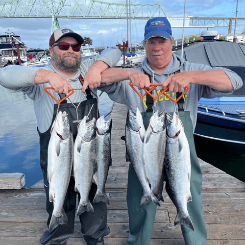 Astoria Salmon Fishing At Buoy 10 In Astoria