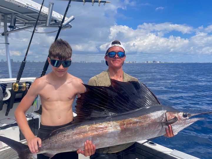 Swordfish Caught at Pompano Beach FL