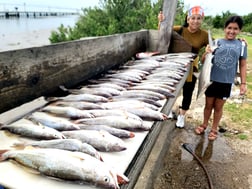 Speckled Trout / Spotted Seatrout Fishing in South Padre Island, Texas