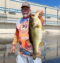 Largemouth Bass Fishing in Okeechobee, Florida, USA