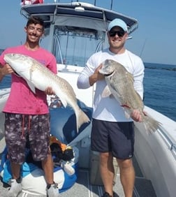 Redfish fishing in Galveston, Texas