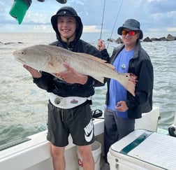 Redfish fishing in Galveston, Texas