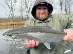 Fishing in Big Rapids, Michigan