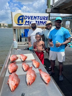 Red Snapper Fishing in Fort Walton Beach, Florida