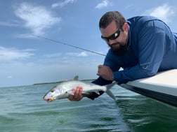 Florida Pompano fishing in Cudjoe Key, Florida