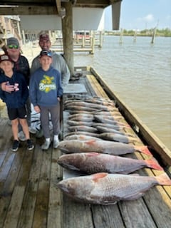 Fishing in Boothville-Venice, Louisiana