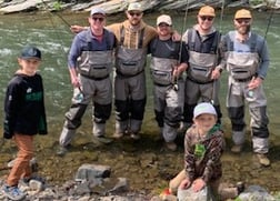 Fishing in Broken Bow, Oklahoma