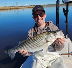 Striped Bass Fishing in Trails End Road, Wilmington, N, North Carolina