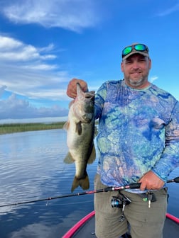 Largemouth Bass fishing in Lake Okeechobee, Florida