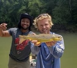 Brown Trout fishing in Roswell, Georgia