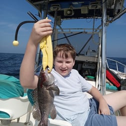 Black Seabass Fishing in St. Marys, Georgia