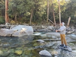 Fishing in Hume, California