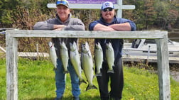 Chinook Salmon Fishing in Verona Beach, New York