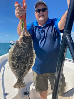 Flounder fishing in Wrightsville Beach, North Carolina