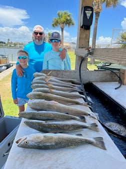 Speckled Trout / Spotted Seatrout fishing in Galveston, Texas