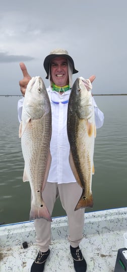 Redfish fishing in Port Isabel, Texas