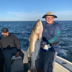 Striped Bass fishing in Montauk, New York