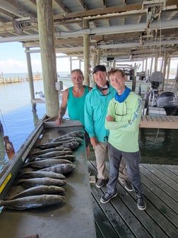 Redfish fishing in Galveston, Texas