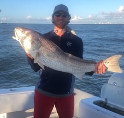 Redfish fishing in Galveston, Texas