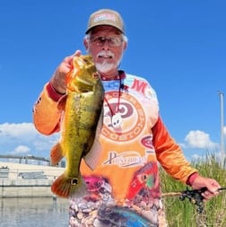 Largemouth Bass Fishing in Okeechobee, Florida, USA