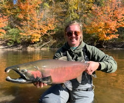 Coho Salmon Fishing in Sheboygan, Wisconsin