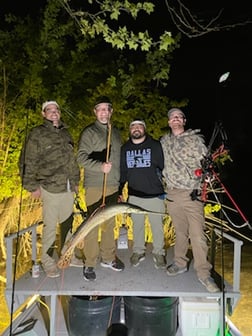 Alligator Gar Fishing in Liberty Hill, Texas