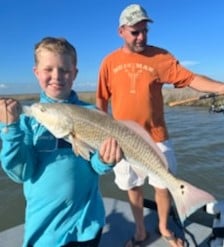 Redfish fishing in Port O'Connor, Texas