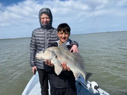 Black Drum Fishing in Aransas Pass, Texas