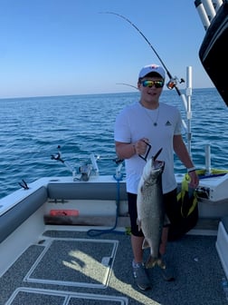 Fishing in St. Joseph, Michigan