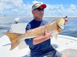 Redfish fishing in Biloxi, Mississippi, USA