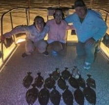 Flounder fishing in Freeport, Texas