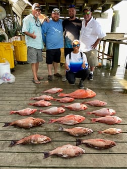 Red Snapper fishing in Surfside Beach, Texas