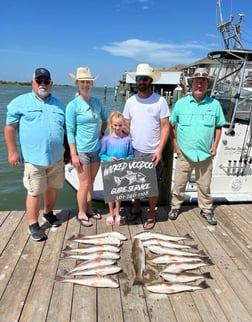 Redfish fishing in Port O'Connor, Texas