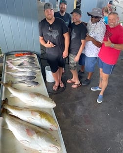 Redfish fishing in Galveston, Texas