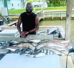 Redfish fishing in Matagorda, Texas