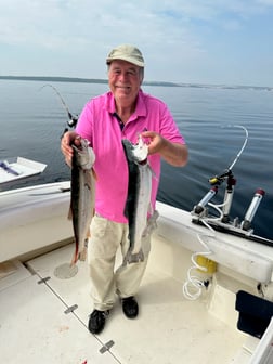 Rainbow Trout Fishing in Clay Township, Michigan