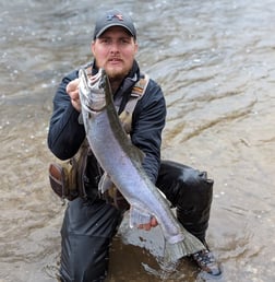 Steelhead Fishing in Washburn, Wisconsin