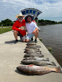 Flounder, Redfish, Speckled Trout Fishing in Galveston, Texas