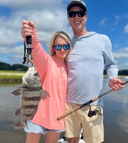 Redfish fishing in Little River, South Carolina