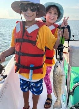 Black Drum fishing in Galveston, Texas