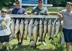 Chinook Salmon Fishing in Verona Beach, New York