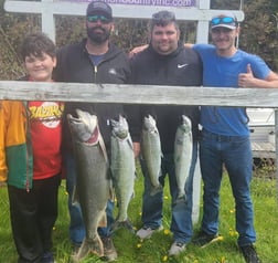 Chinook Salmon Fishing in Verona Beach, New York