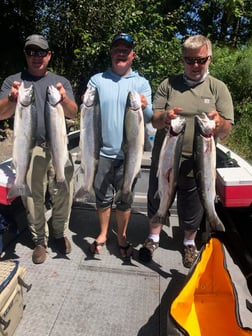 Steelhead fishing in Toledo, Washington