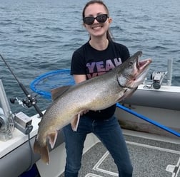 Lake Trout fishing in St. Joseph, Michigan