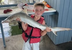 Redfish fishing in Galveston, Texas